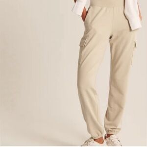 🆕 NWT ABERCROMBIE & FITCH Soft A&F Collection Cargo Jogger Sweatpants